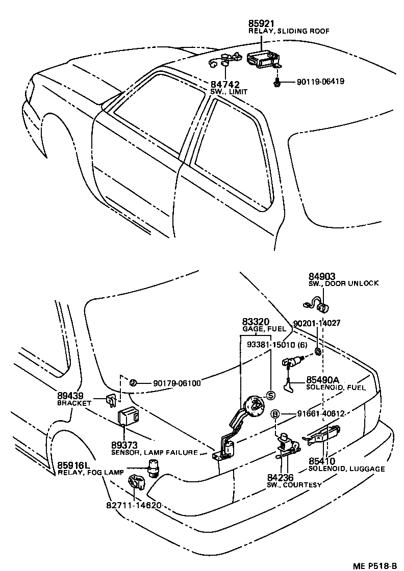  LS400 |  SWITCH RELAY COMPUTER