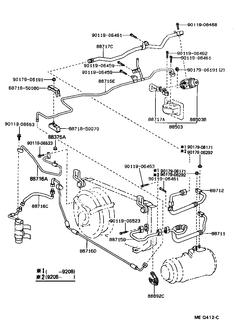  LS400 |  HEATING AIR CONDITIONING COOLER PIPING