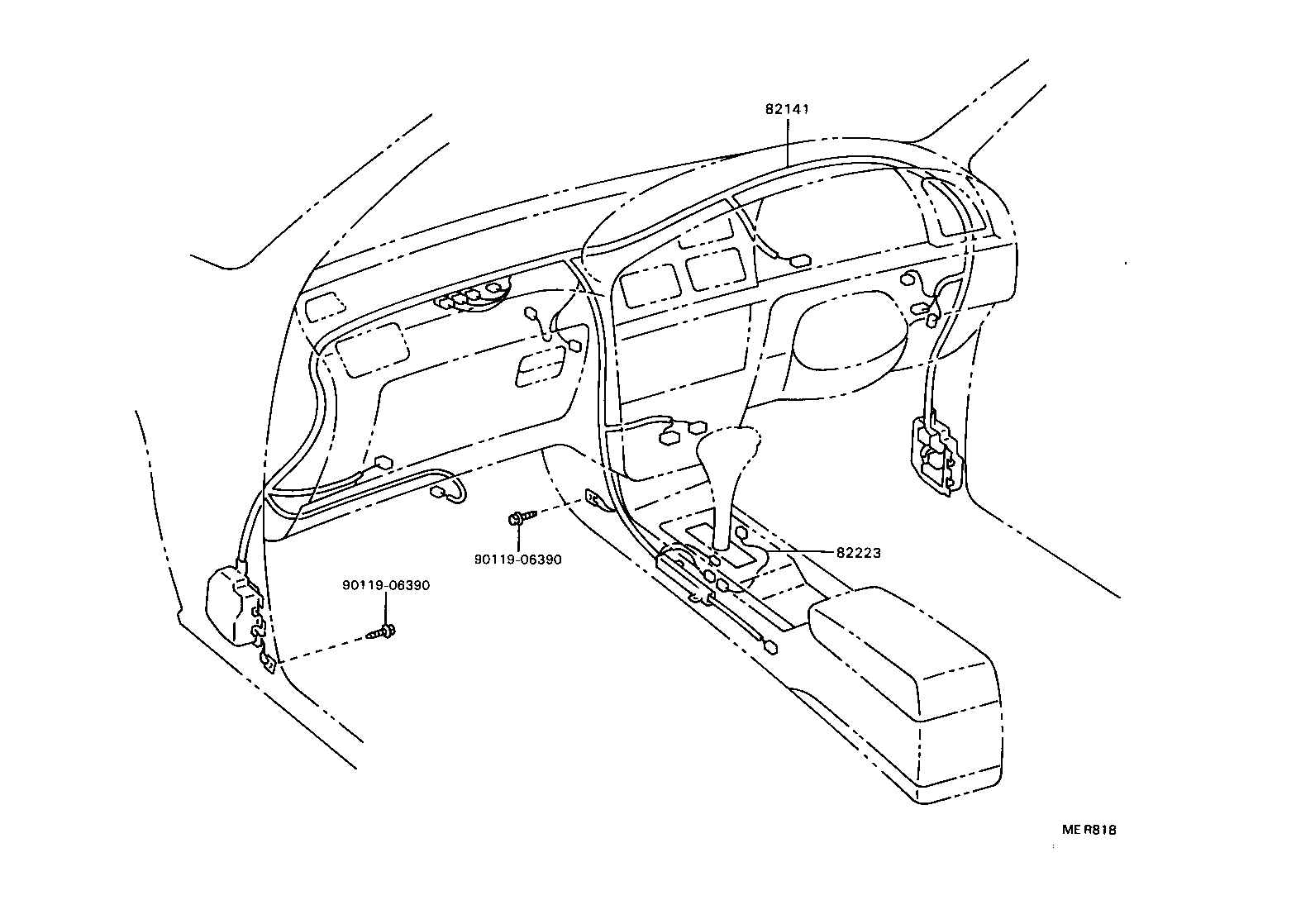  CAMRY SED |  WIRING CLAMP