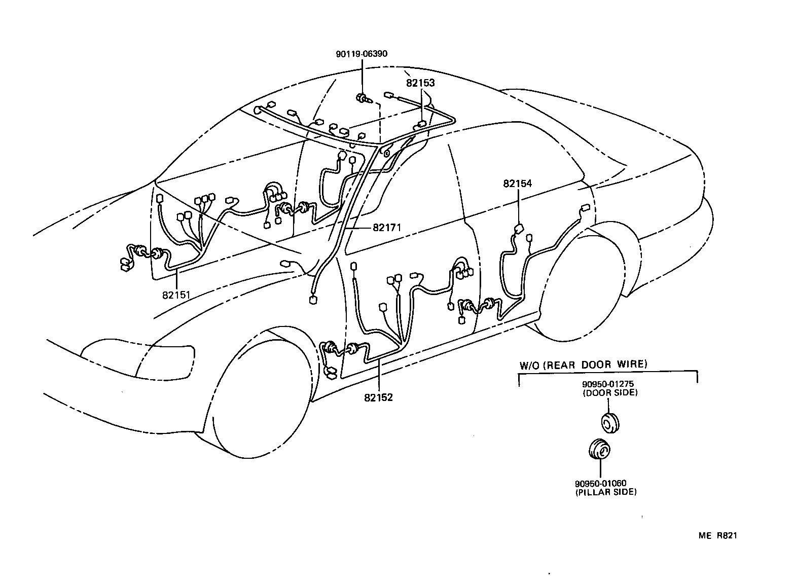  CAMRY WG |  WIRING CLAMP