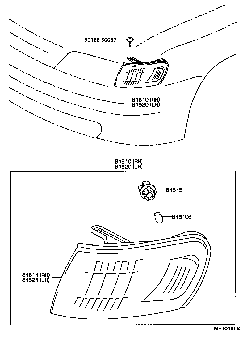  COROLLA |  FRONT CLEARANCE LAMP