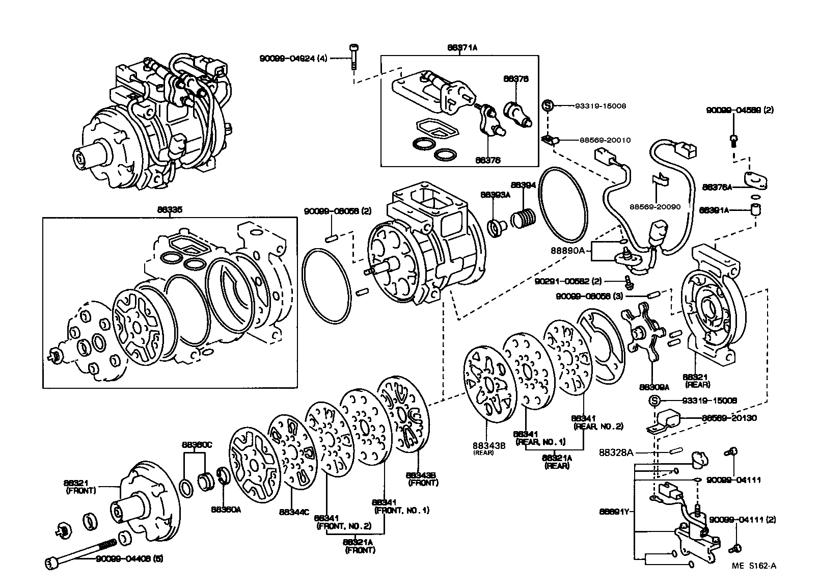  CELICA |  HEATING AIR CONDITIONING COMPRESSOR