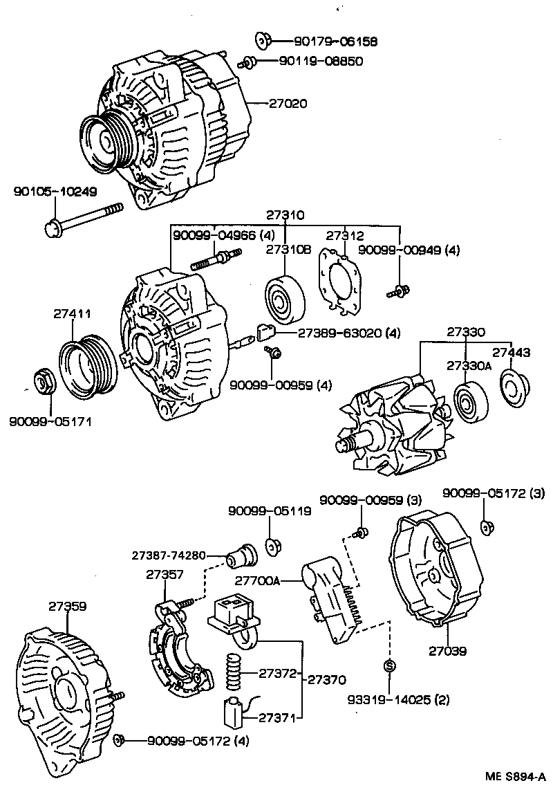  MR2 |  ALTERNATOR