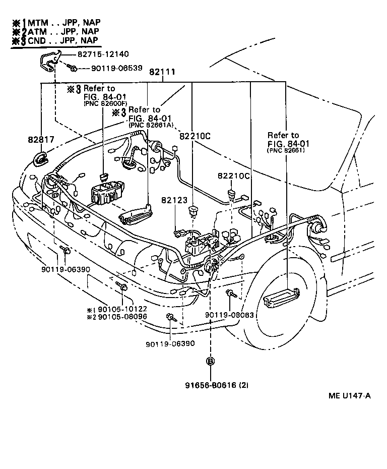  COROLLA |  WIRING CLAMP