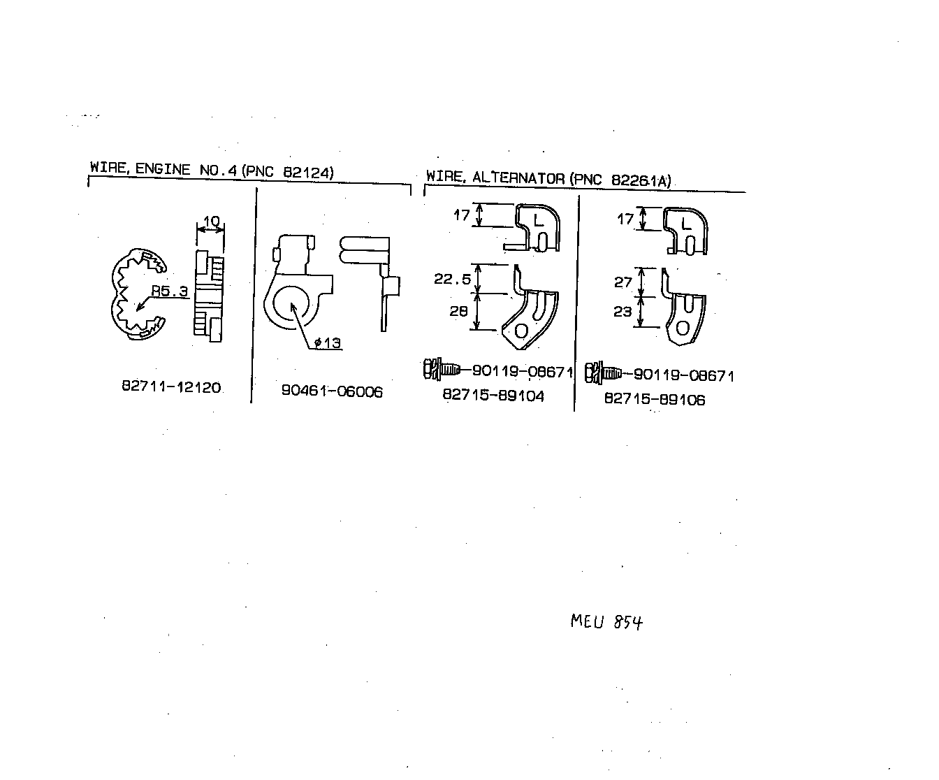  HILUX |  WIRING CLAMP