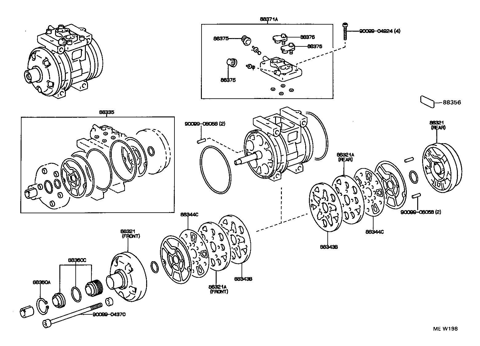  HILUX |  HEATING AIR CONDITIONING COMPRESSOR