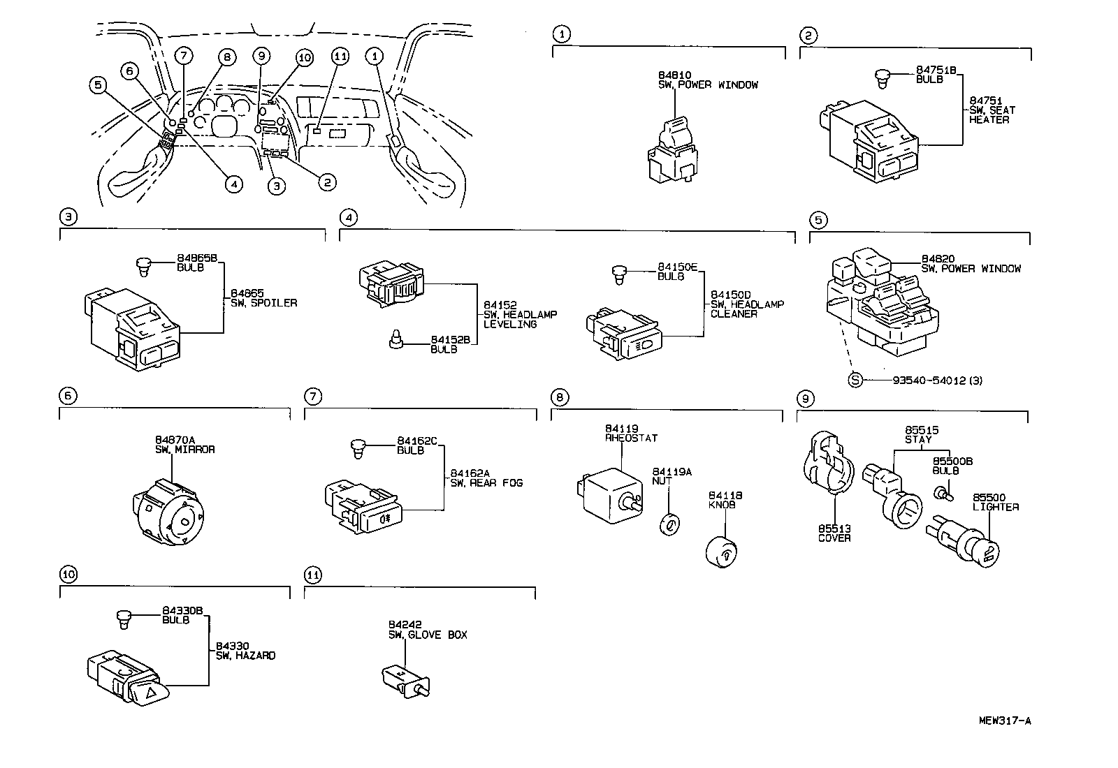  SUPRA |  SWITCH RELAY COMPUTER