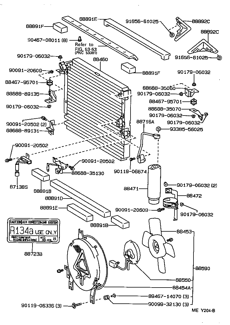  HILUX |  HEATING AIR CONDITIONING COOLER PIPING