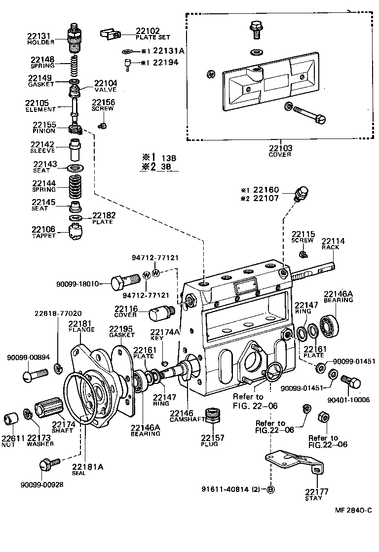  COASTER |  INJECTION PUMP BODY