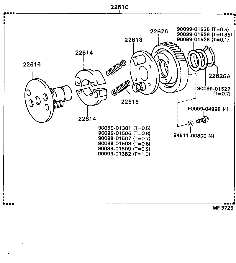  LAND CRUISER 60 |  AUTOMATIC TIMER