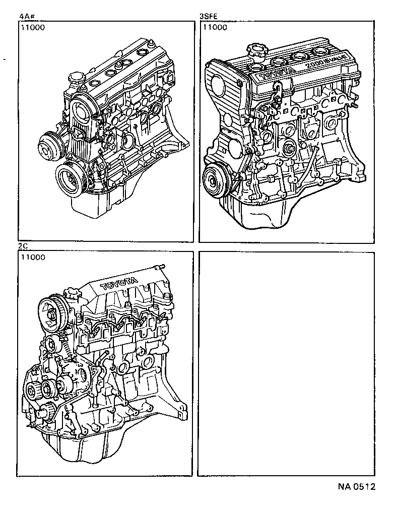  CARINA 2 |  PARTIAL ENGINE ASSEMBLY