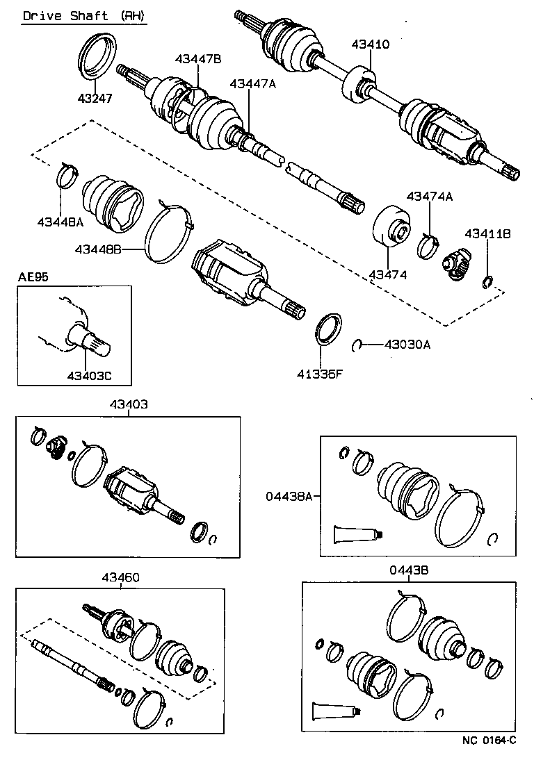  COROLLA |  FRONT DRIVE SHAFT