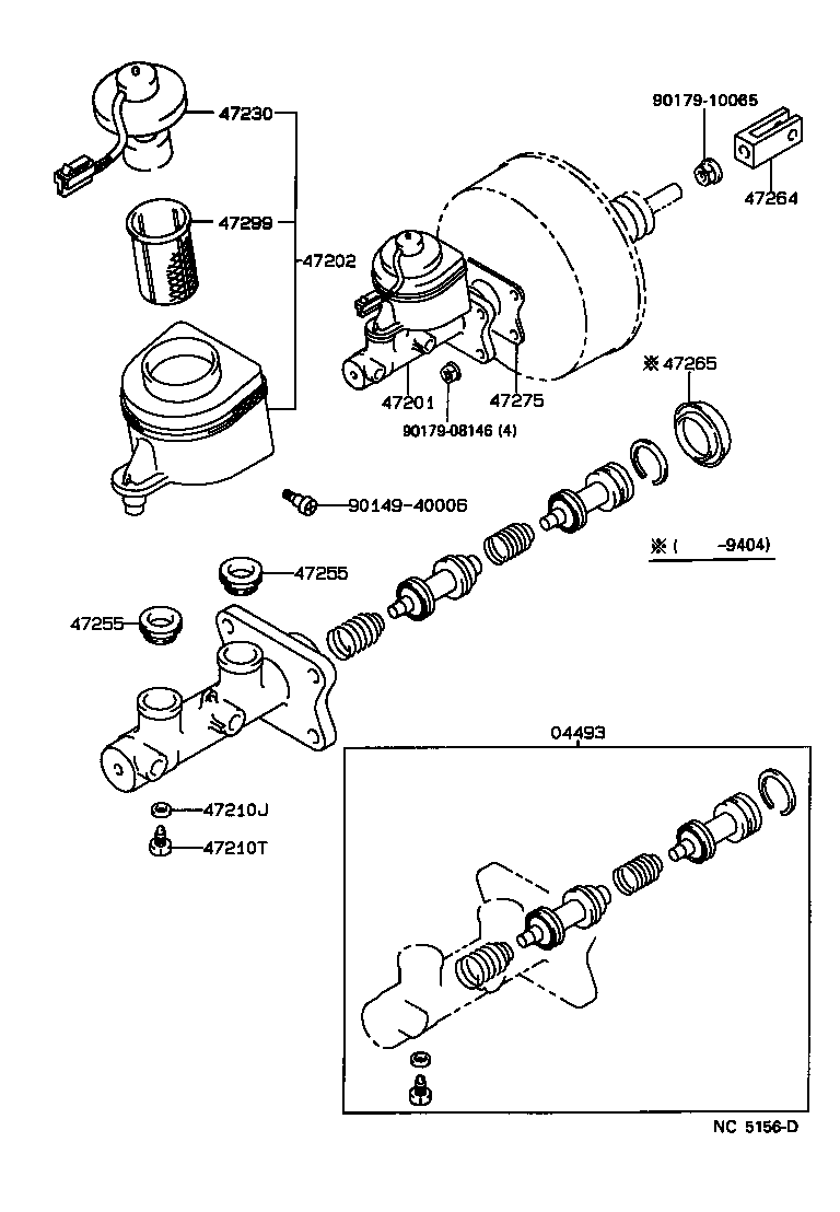  HILUX VWP |  BRAKE MASTER CYLINDER