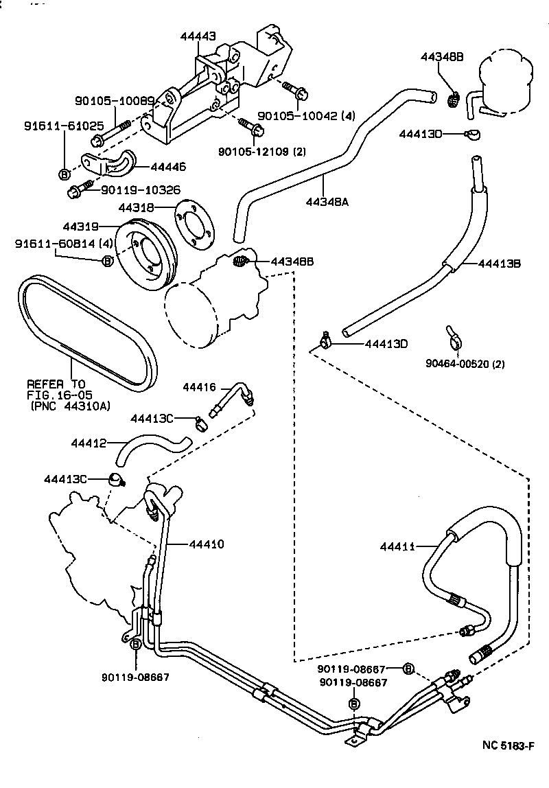  HILUX VWP |  POWER STEERING TUBE