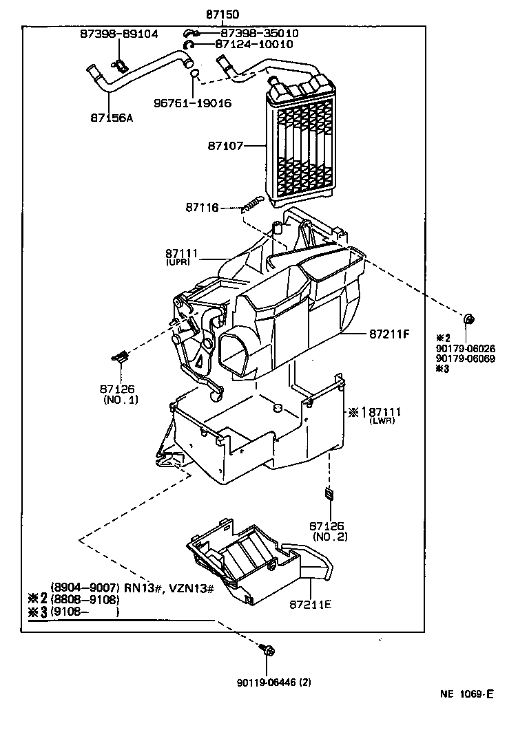  HILUX |  HEATING AIR CONDITIONING HEATER UNIT BLOWER