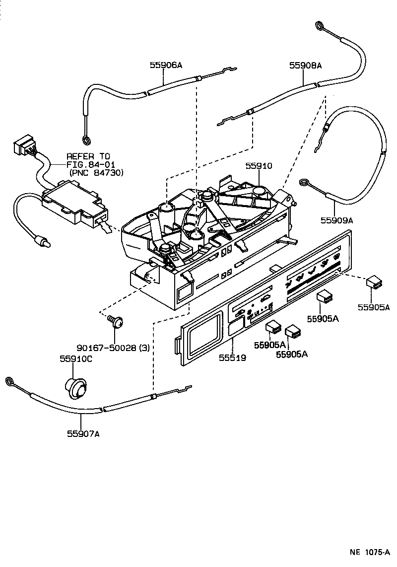  HILUX |  HEATING AIR CONDITIONING CONTROL AIR DUCT