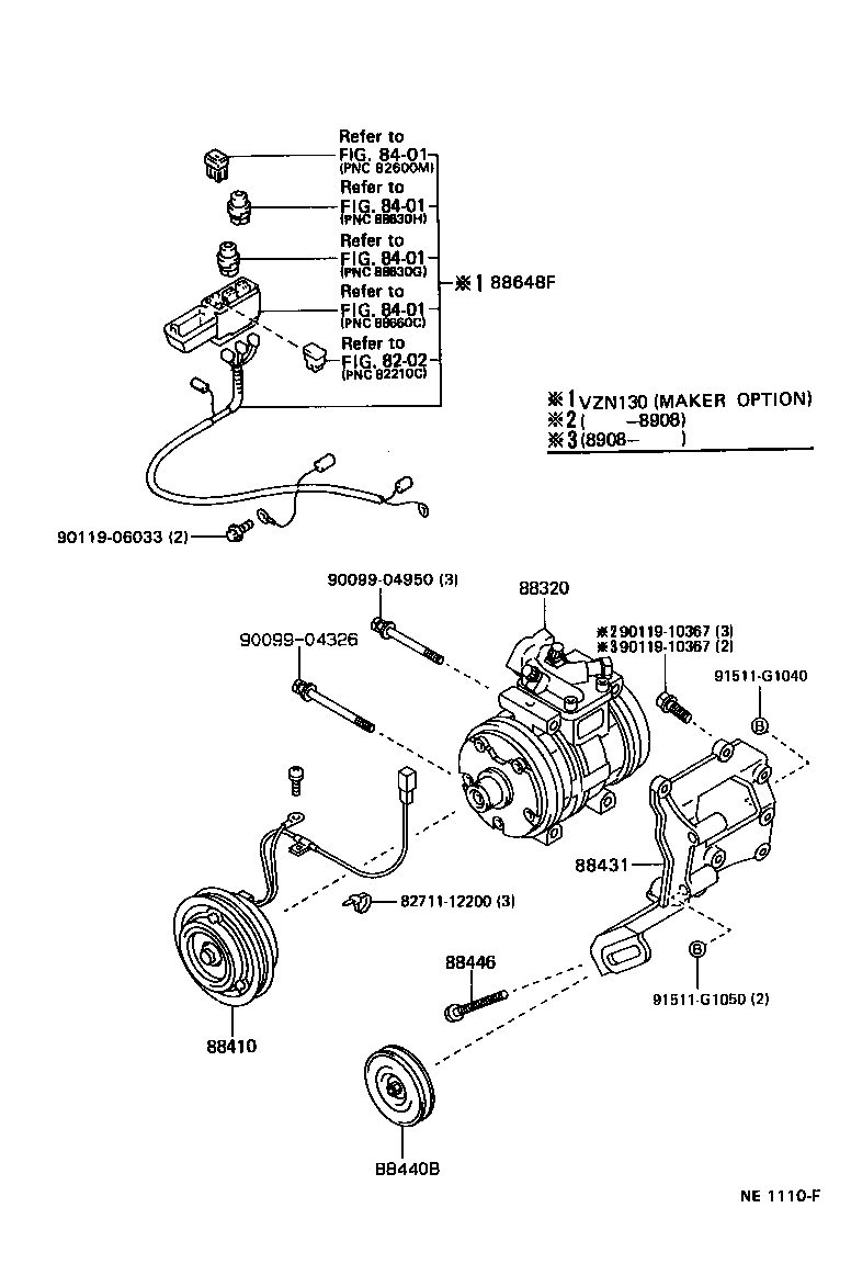  HILUX |  HEATING AIR CONDITIONING COMPRESSOR