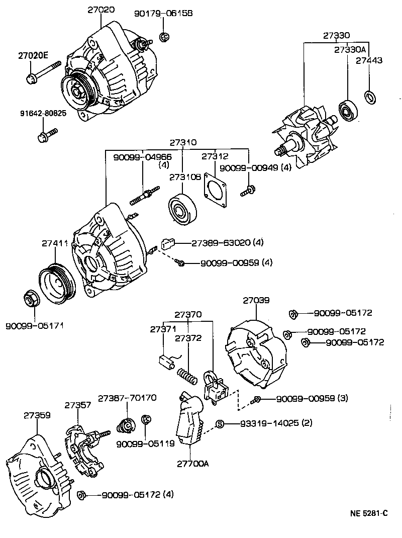  HILUX |  ALTERNATOR