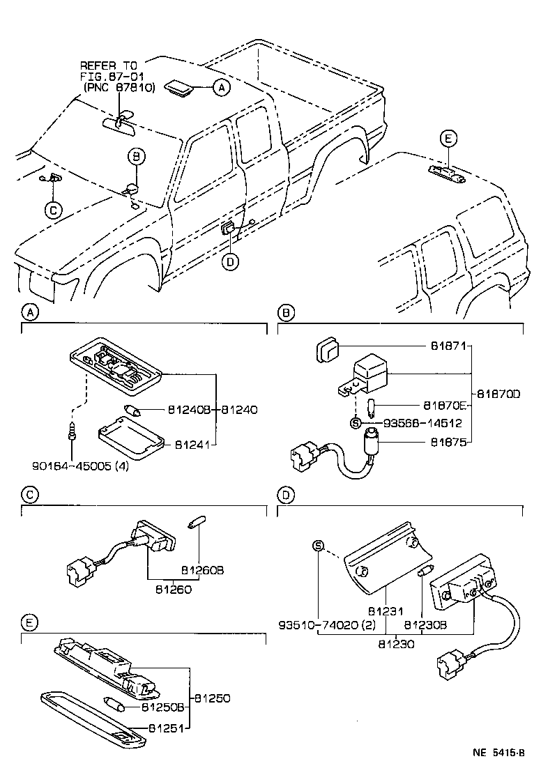  HILUX |  INTERIOR LAMP