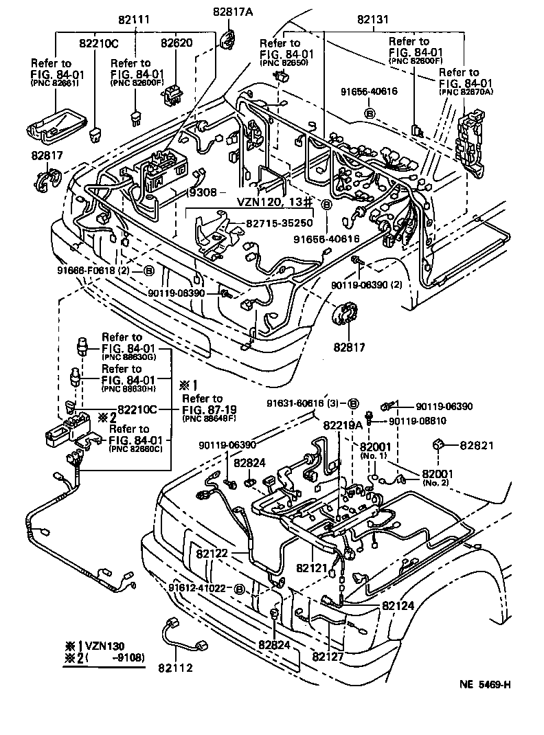  HILUX |  WIRING CLAMP