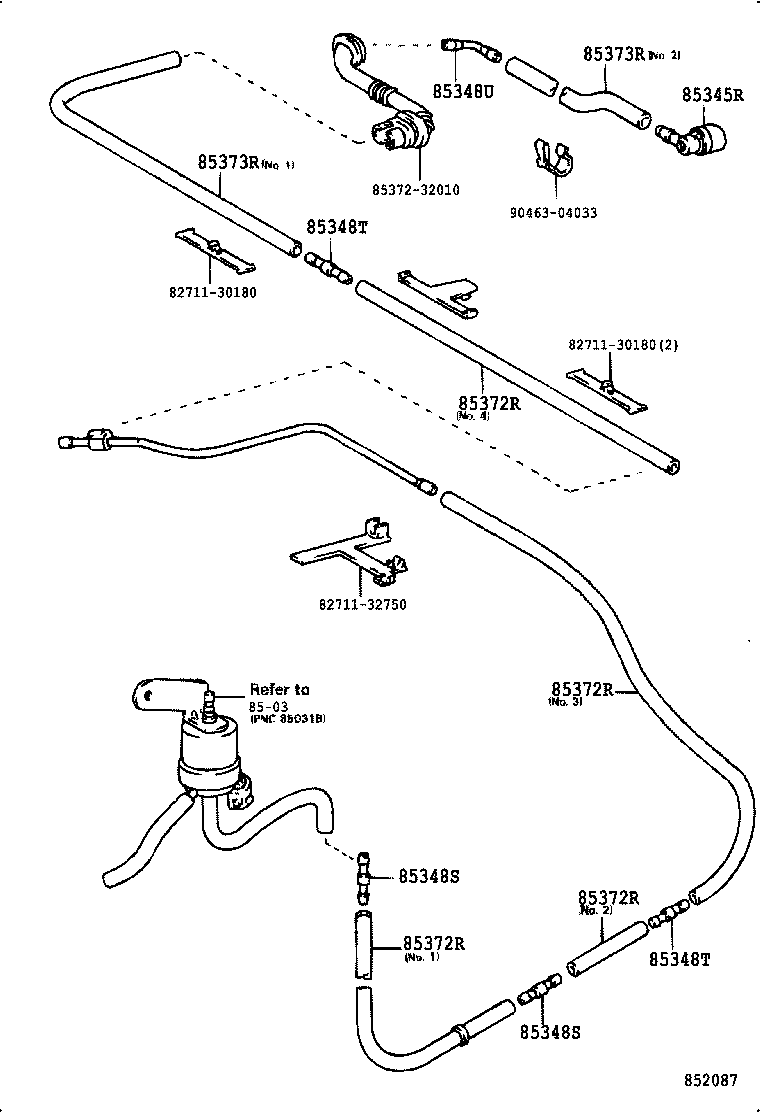  CAMRY |  REAR WASHER