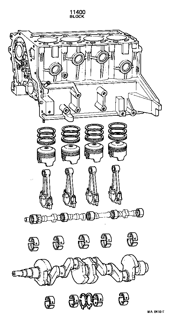  CARINA |  SHORT BLOCK ASSEMBLY