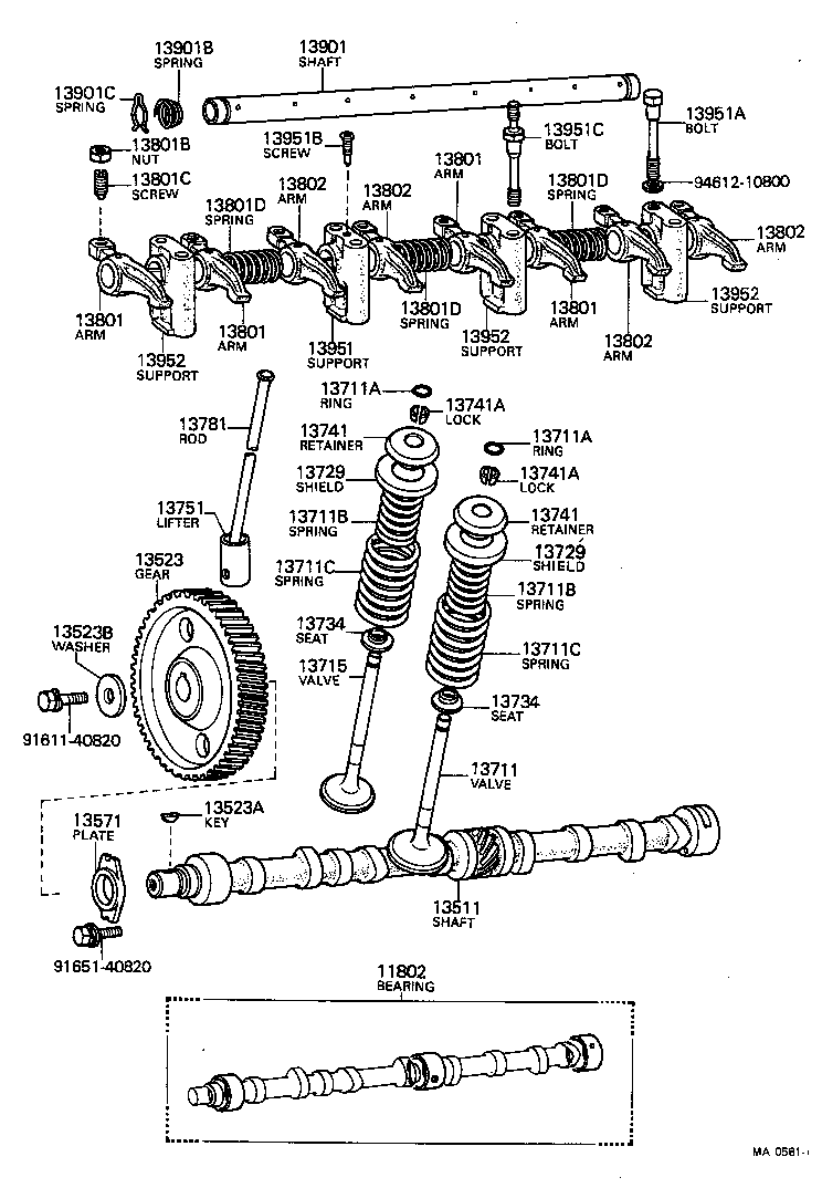  HILUX |  CAMSHAFT VALVE