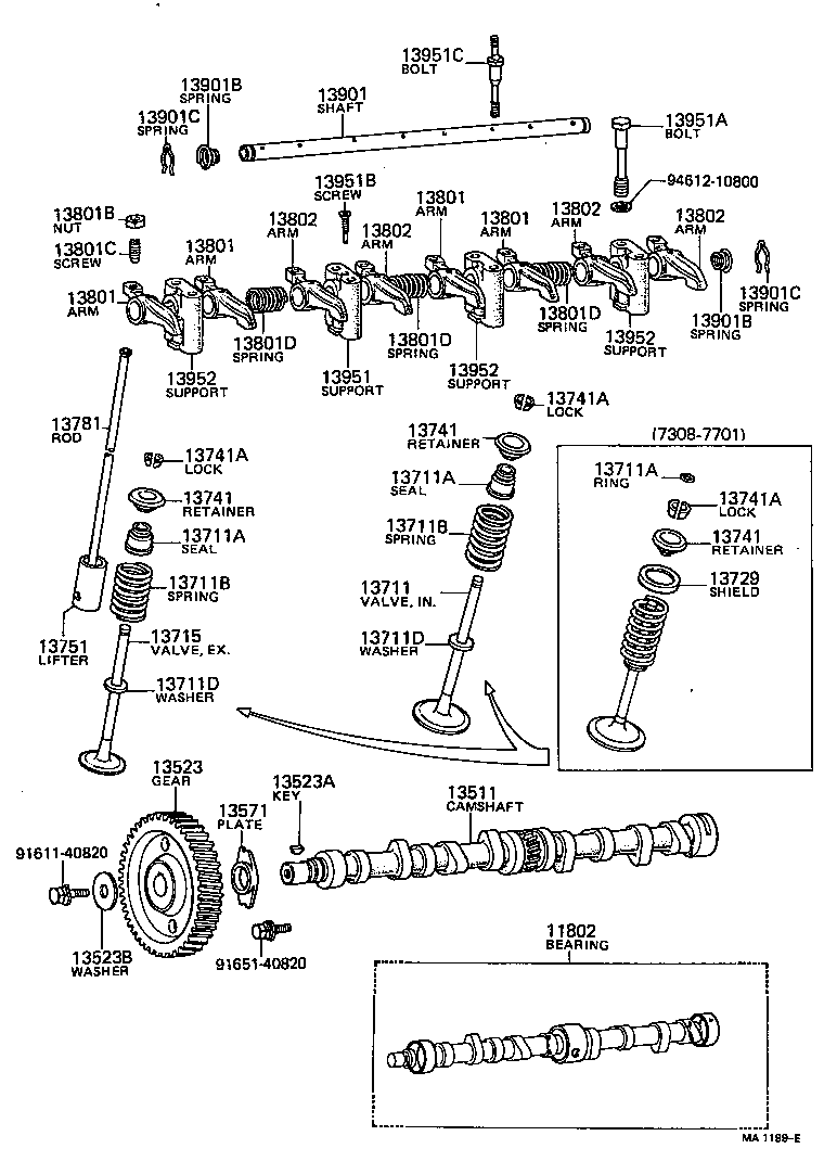  HILUX |  CAMSHAFT VALVE