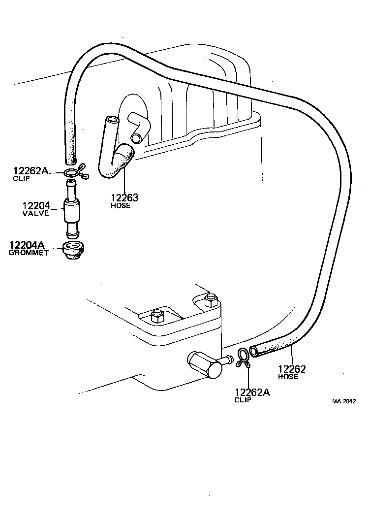  HILUX |  VENTILATION HOSE