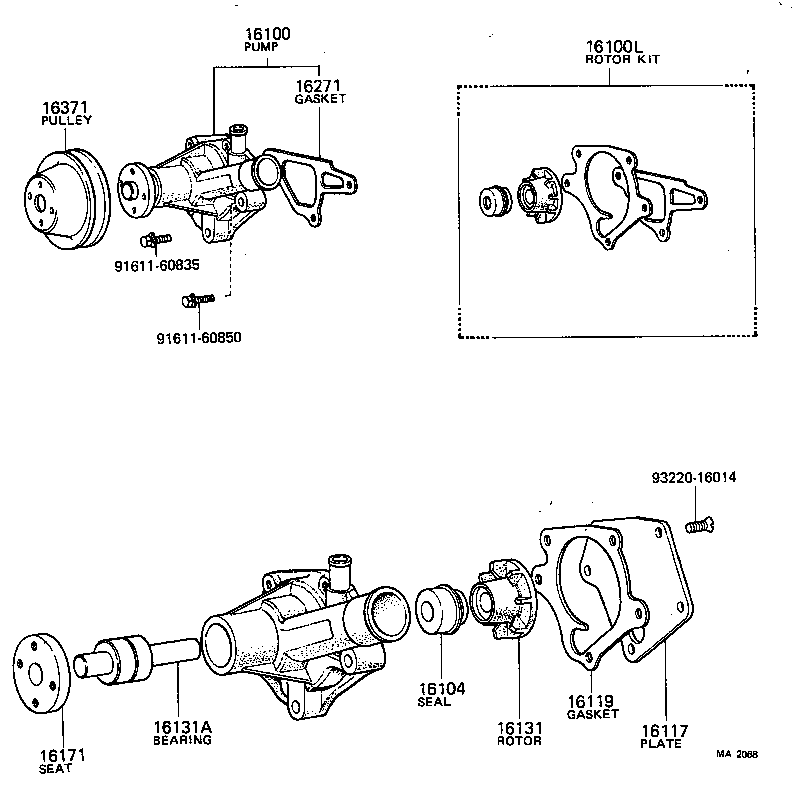  LITEACE |  WATER PUMP