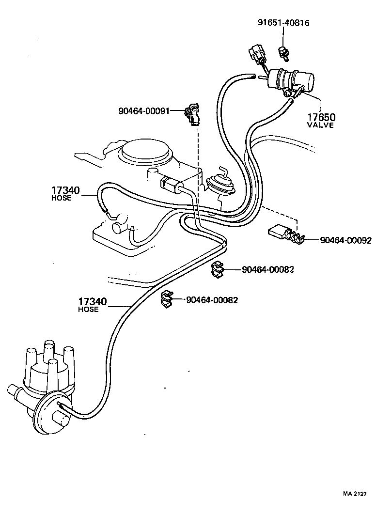  HILUX |  VACUUM PIPING