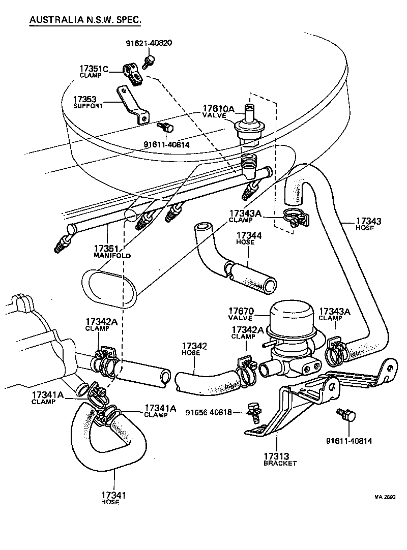  HILUX |  MANIFOLD AIR INJECTION SYSTEM