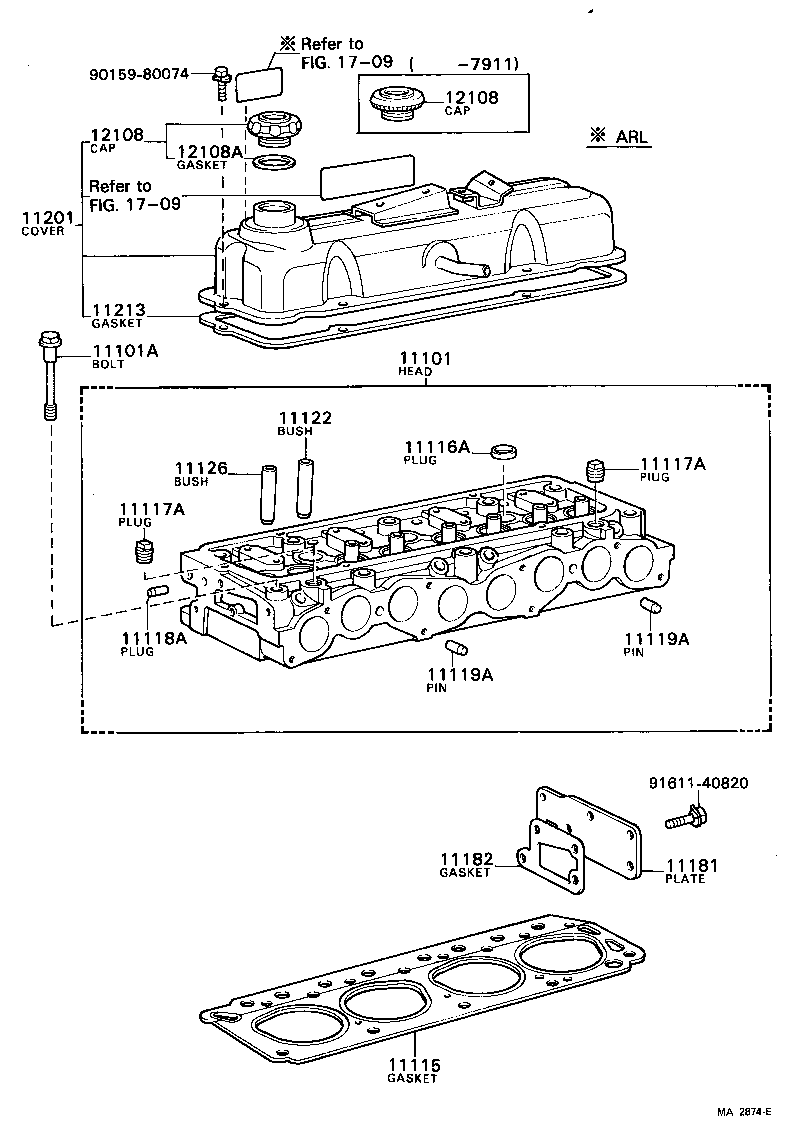  TOYOACE |  CYLINDER HEAD