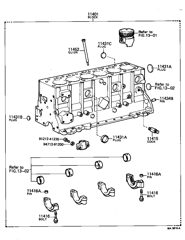  LAND CRUISER 40 |  CYLINDER BLOCK