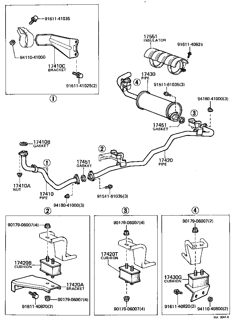  LAND CRUISER 40 |  EXHAUST PIPE