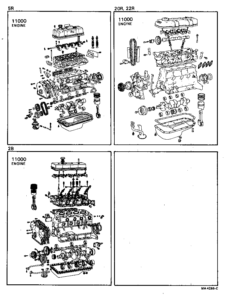  COASTER |  PARTIAL ENGINE ASSEMBLY