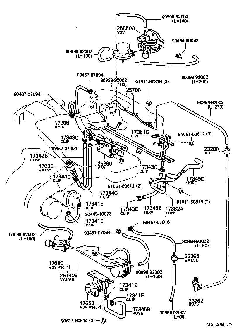  CELICA |  VACUUM PIPING