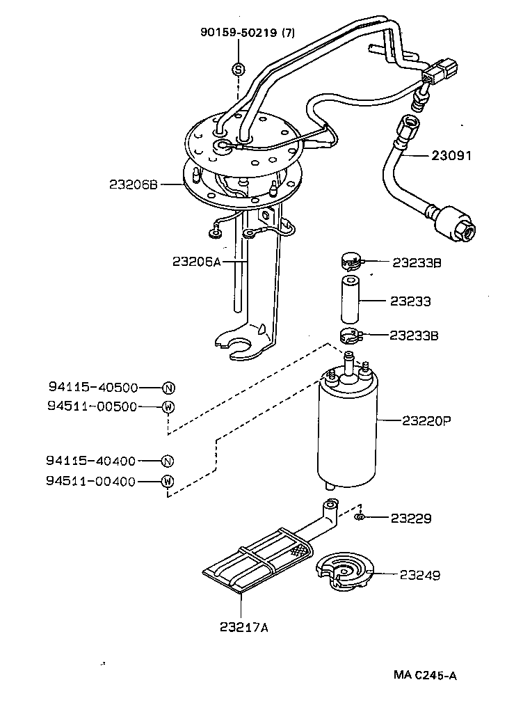  COROLLA HB |  FUEL INJECTION SYSTEM