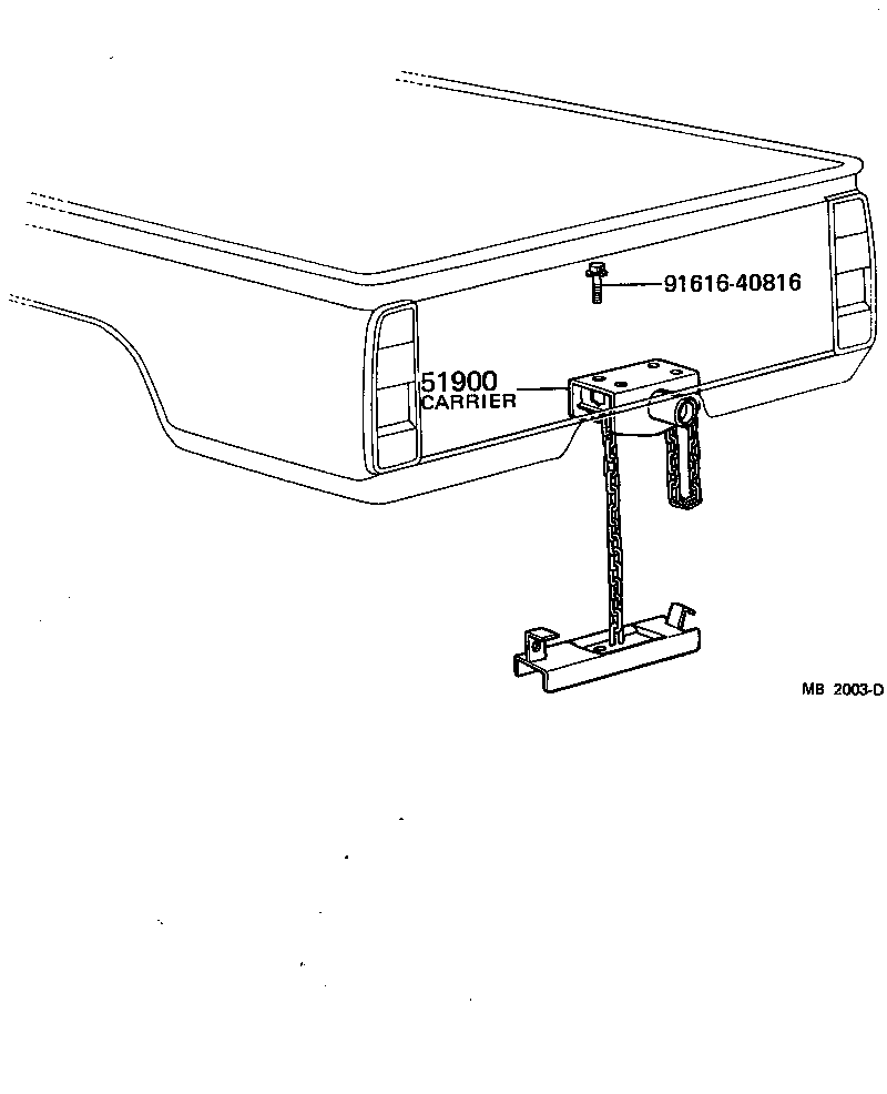  HILUX |  SPARE WHEEL CARRIER