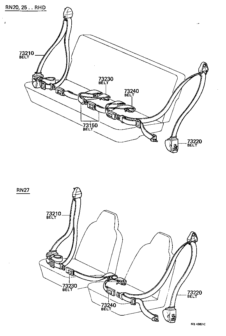  HILUX |  SEAT BELT