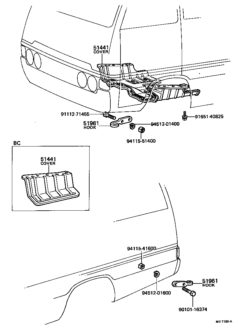  COASTER |  SUSPENSION CROSSMEMBER UNDER COVER