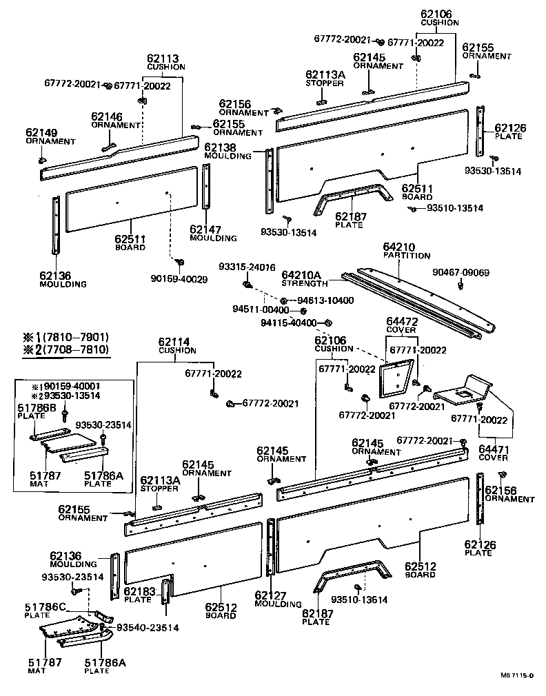  COASTER |  INSIDE TRIM BOARD