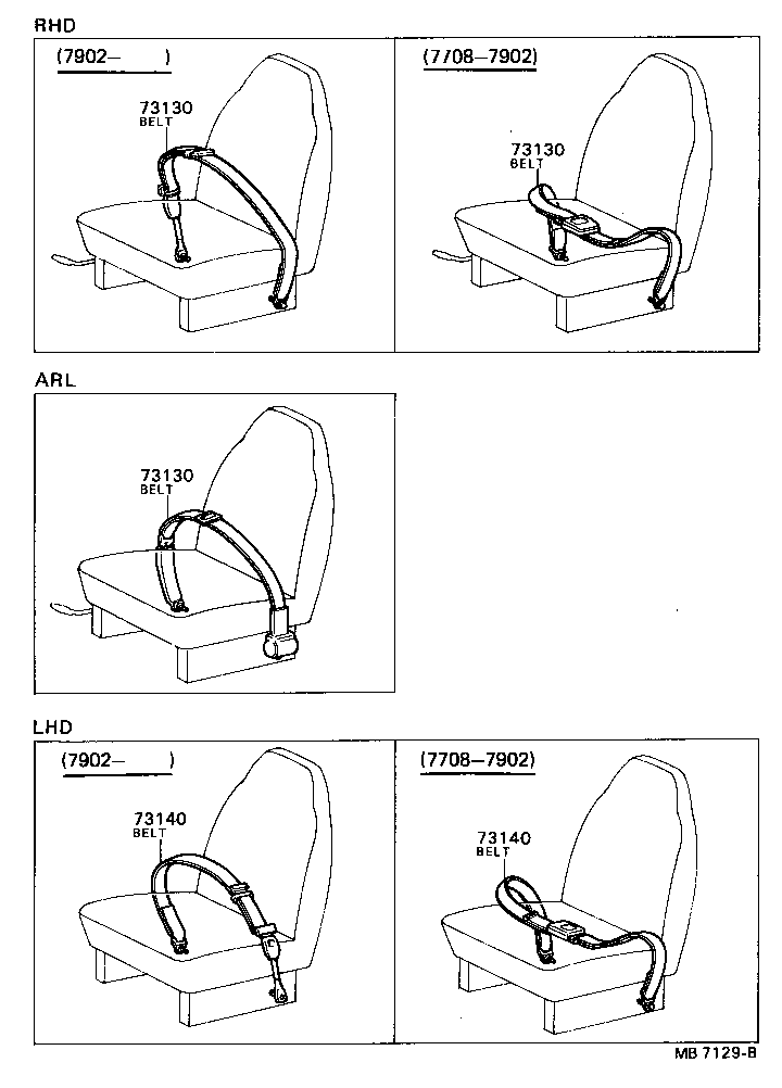  COASTER |  SEAT BELT