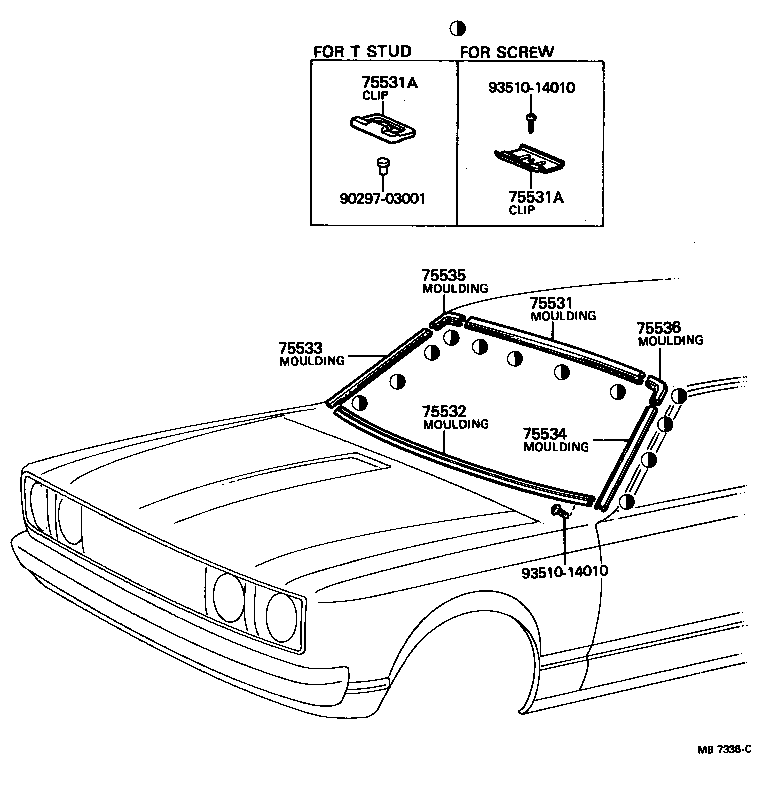  CARINA |  FRONT MOULDING