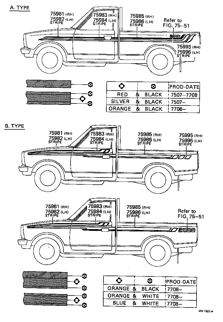  HILUX |  BODY STRIPE