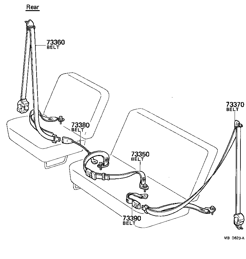  LAND CRUISER 40 |  SEAT BELT