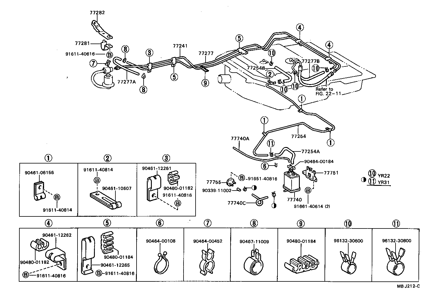  MODEL F |  FUEL TANK TUBE