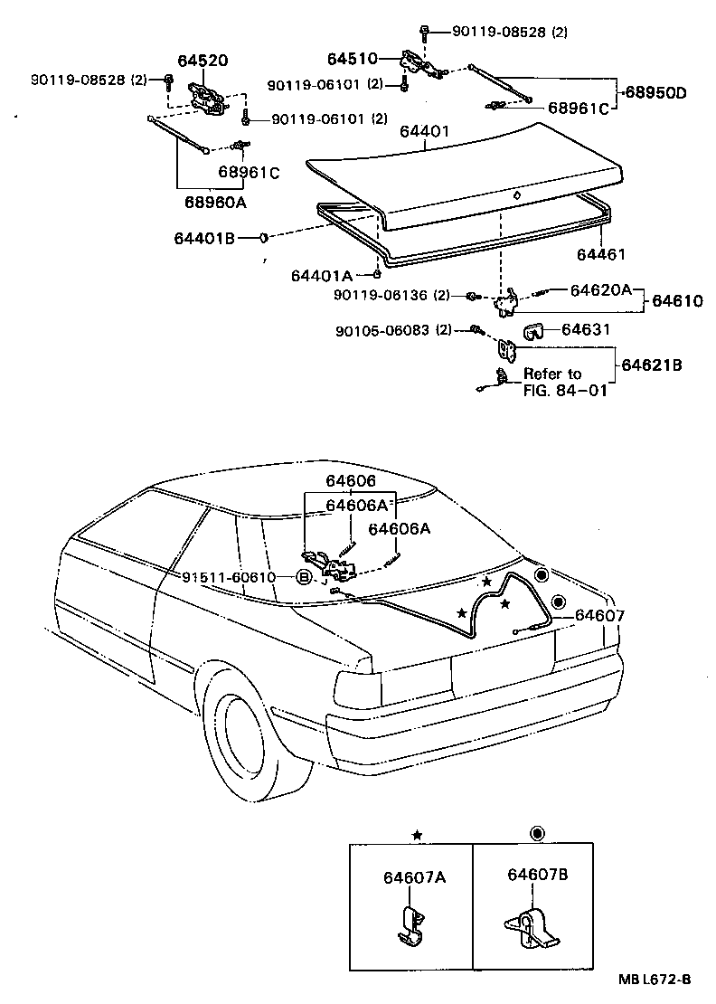  CELICA |  LUGGAGE COMPARTMENT DOOR LOCK