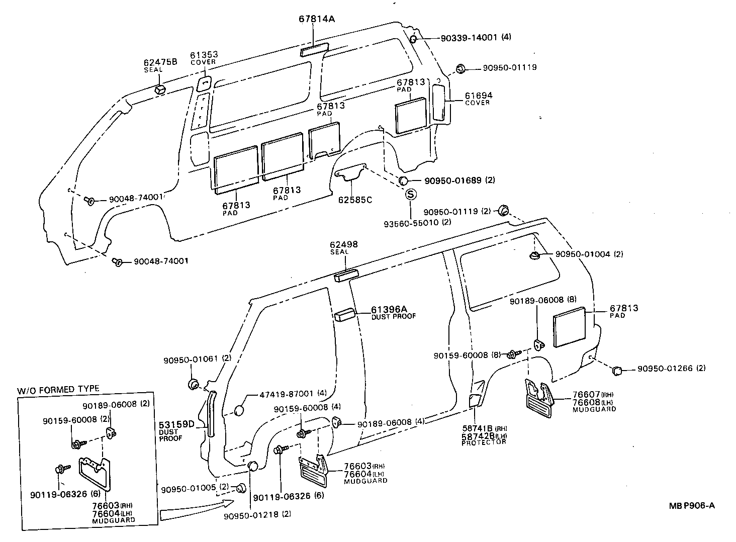  MODEL F |  SIDE MEMBER