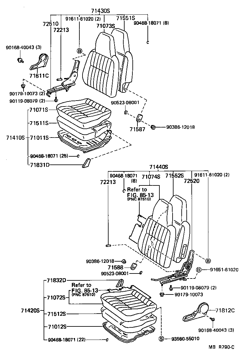  LITEACE VAN WAGON |  SEAT SEAT TRACK